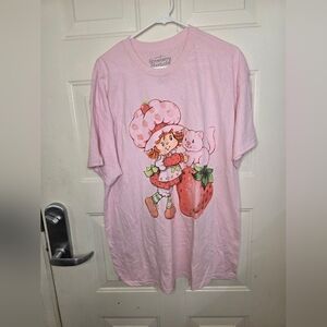 Strawberry Shortcake Pink‎ T-Shirt Size Large
